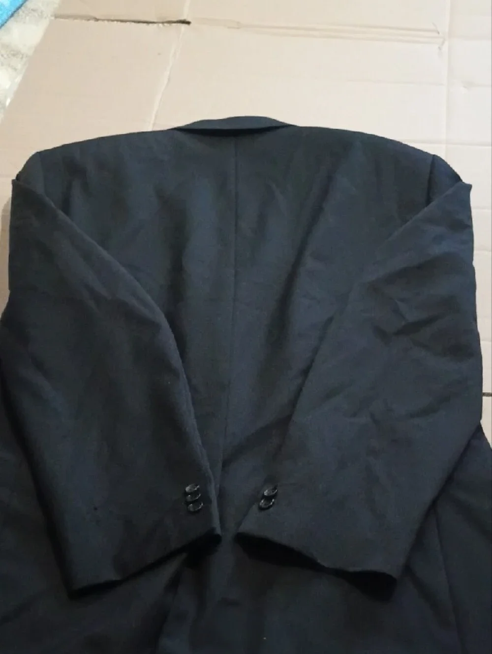 Lord & Taylor Black Men's Two-Button Suit Jacket